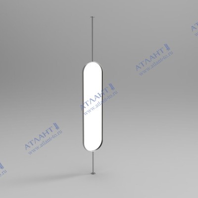 Зеркало овальное пол/потолок